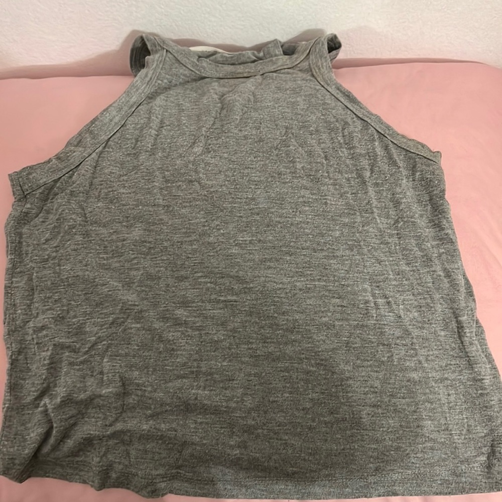 Grey crop top